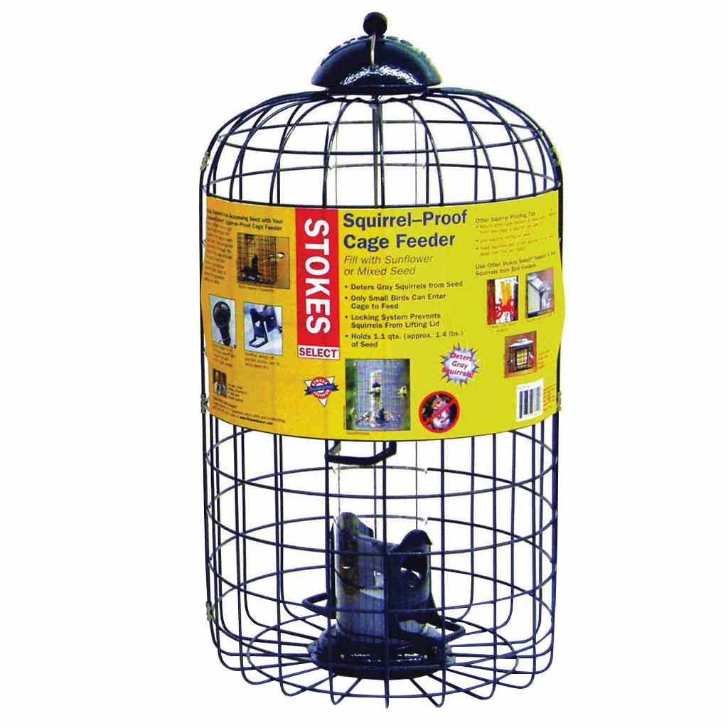 DMB STOKES SQUIRREL RESISTANT MIXED SEED CAGE FEEDER Minor Bros